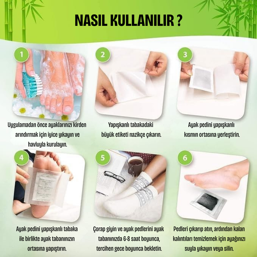Kinoki Detox Ayak Bandı 1Kutu ( 10 Adet)